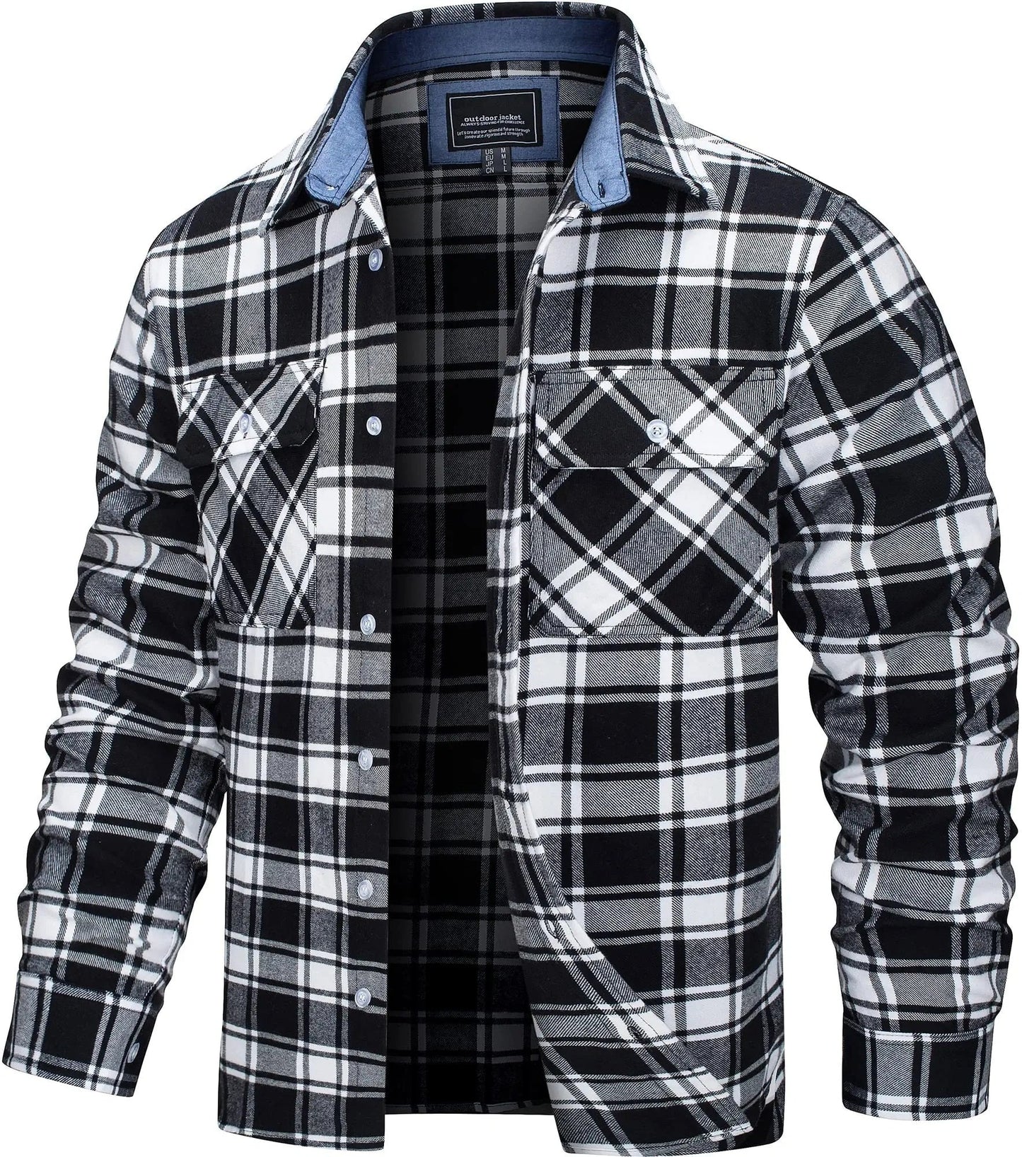 Søren - Bomuld Ternet Flannel Skovhugger T-shirt