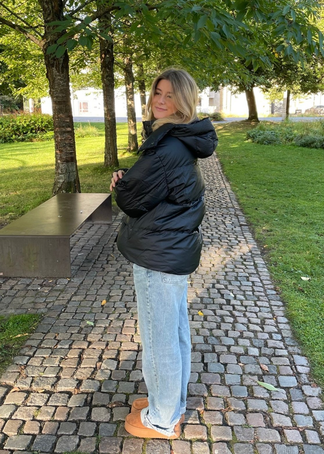 Caia Puffer Jakke - Sort