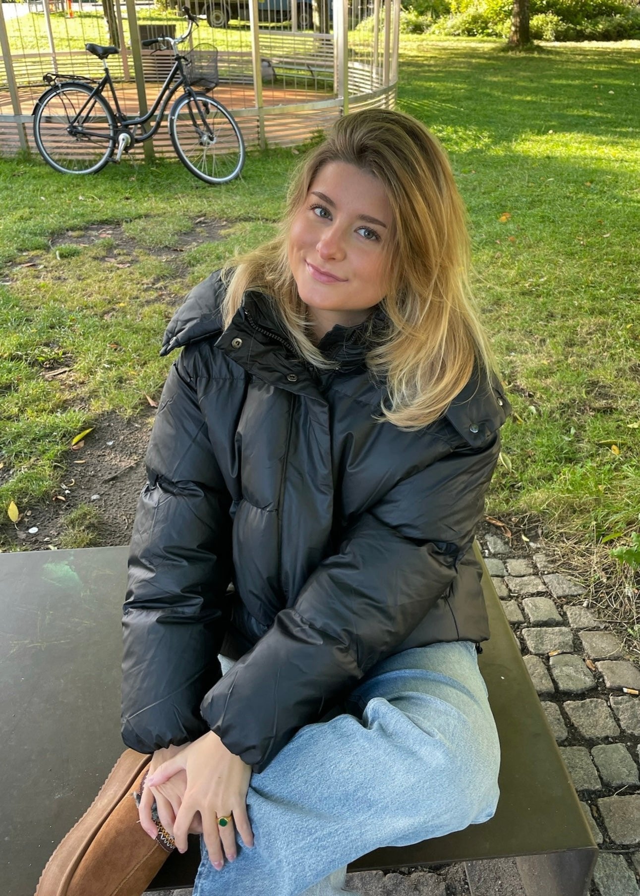 Caia Puffer Jakke - Sort