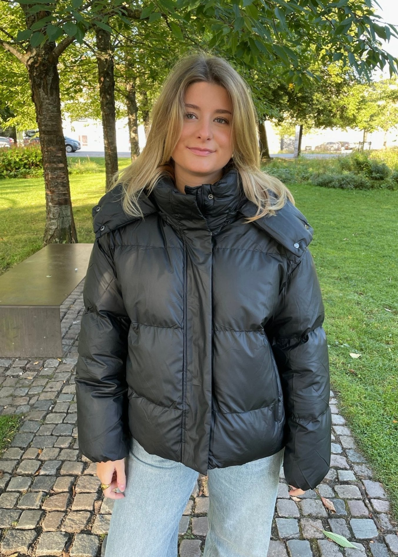 Caia Puffer Jakke - Sort