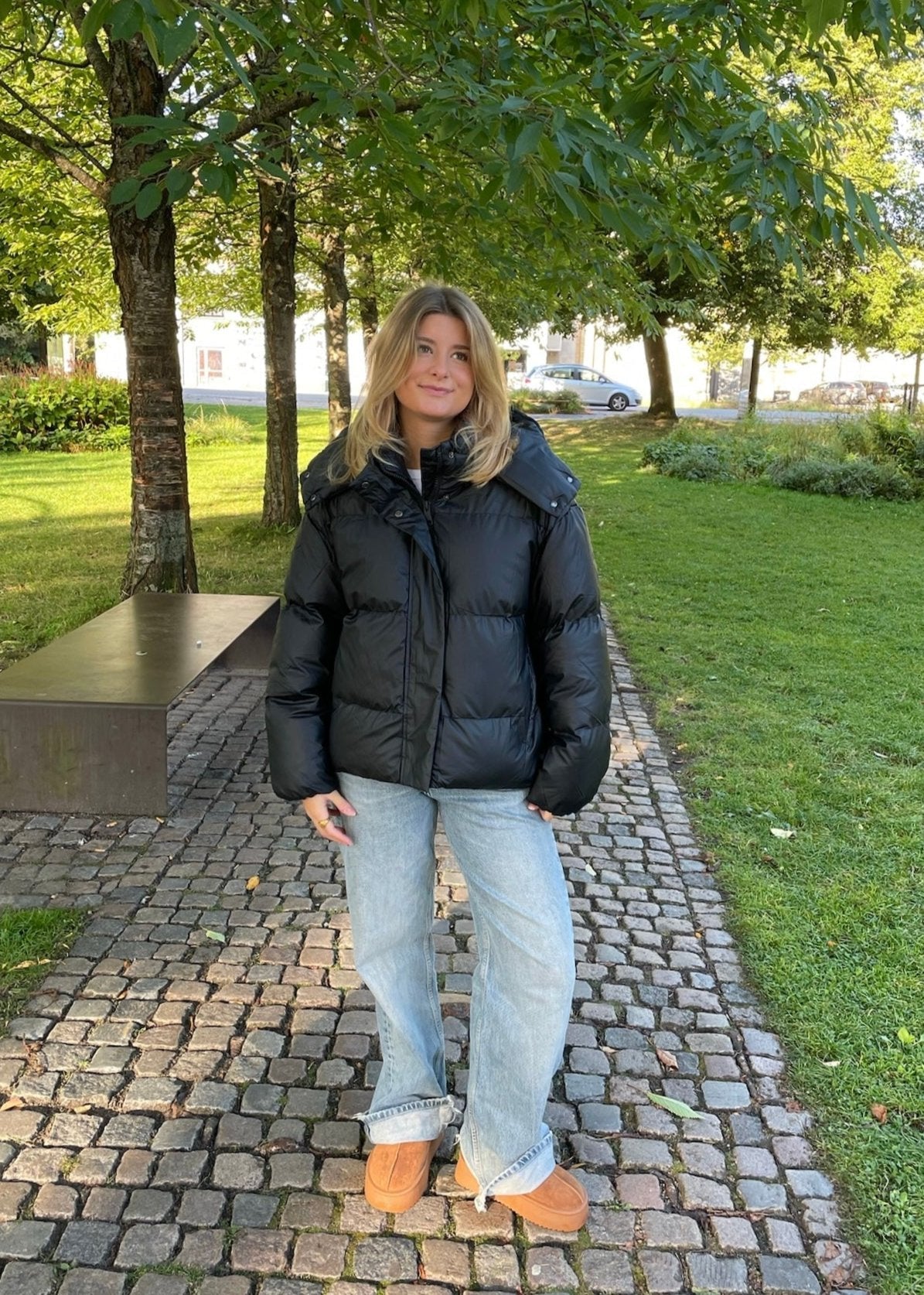 Caia Puffer Jakke - Sort