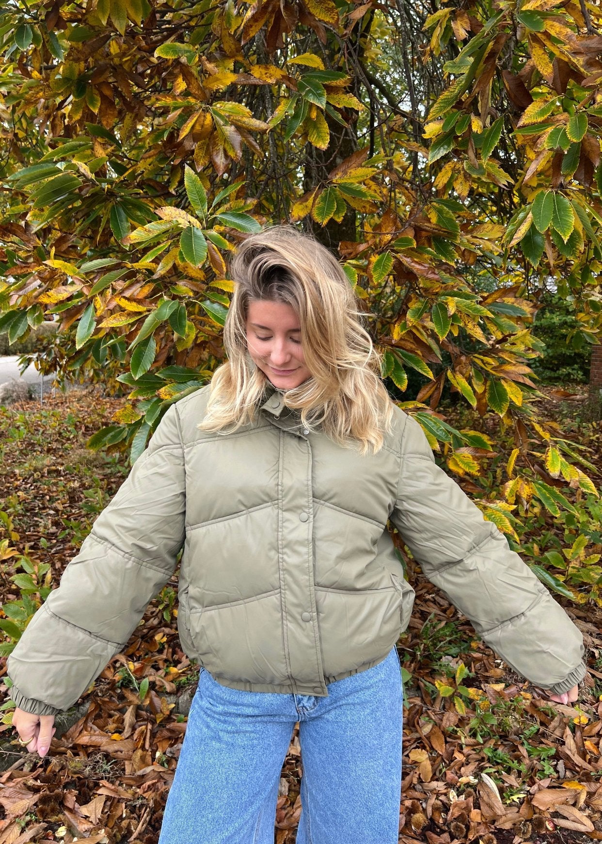 Cassie Puffer Jakke - Khaki