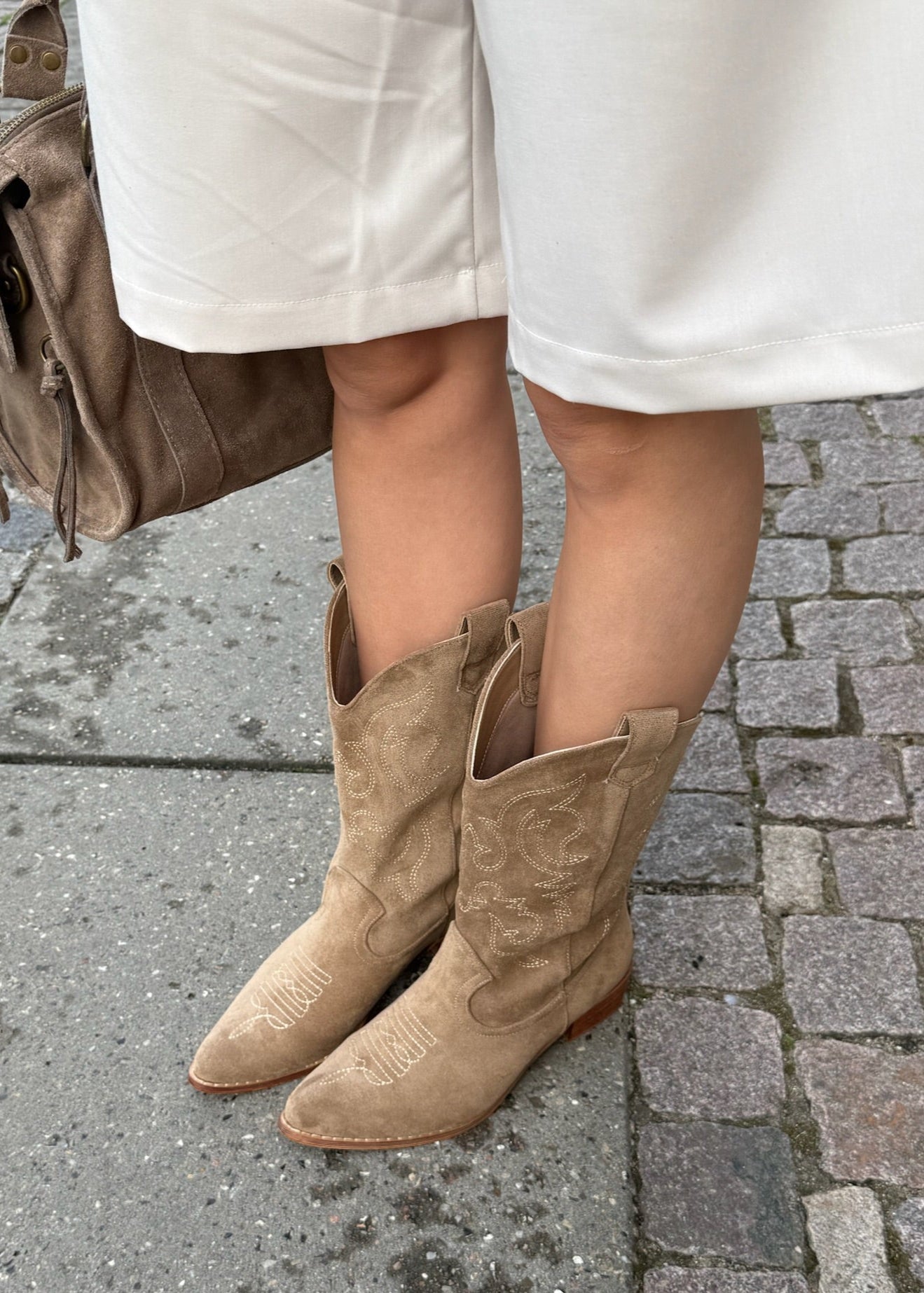Cowboy Støvler - Beige