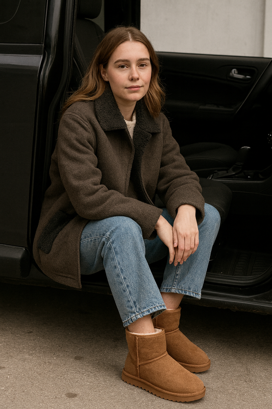 Luna Bamsestøvler - Camel