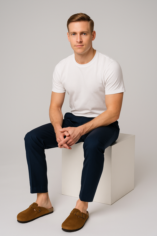 Emil | Eksklusive Suede Sandaler Boston Style