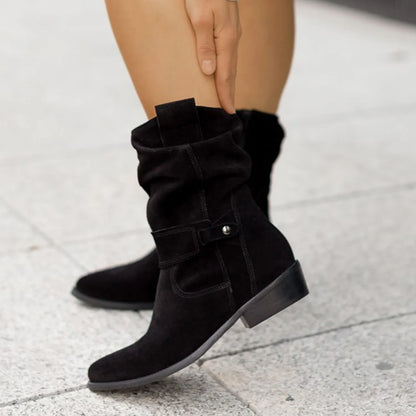 Ankle Boots - Slouchy Shaft & Easy Pull On Comfort Fit