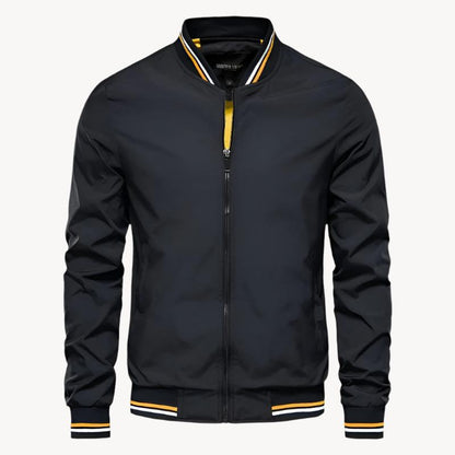 Moderne Herre Bomberjakke i Stilfuldt Design