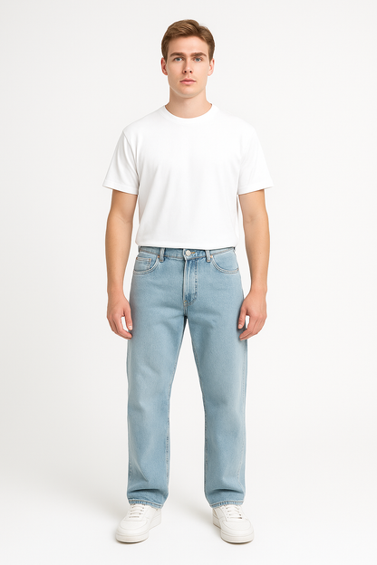 Baggy Jeans Med Lommer