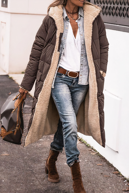 Stellane | Lang Parka Wintermantel Damen | Warme