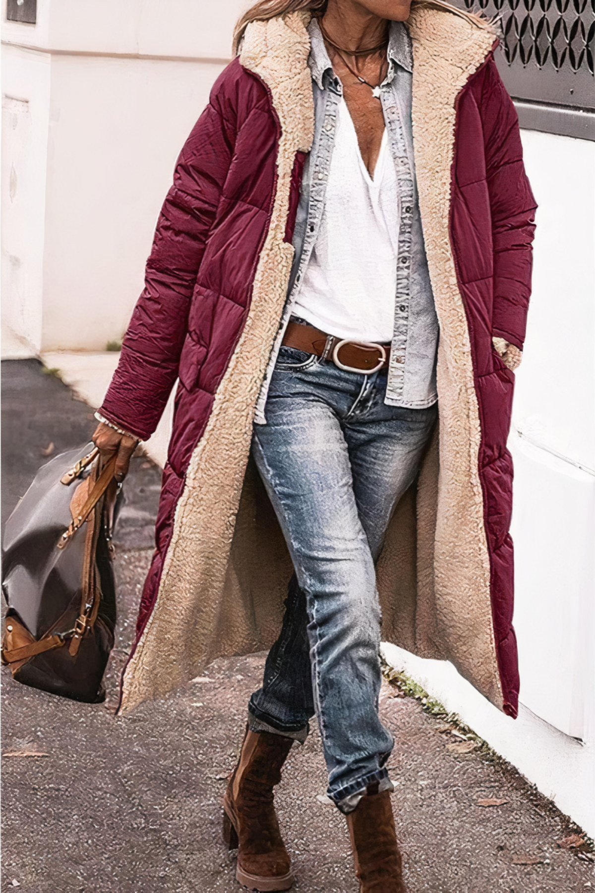 Stellane | Lang Parka Wintermantel Damen | Warme
