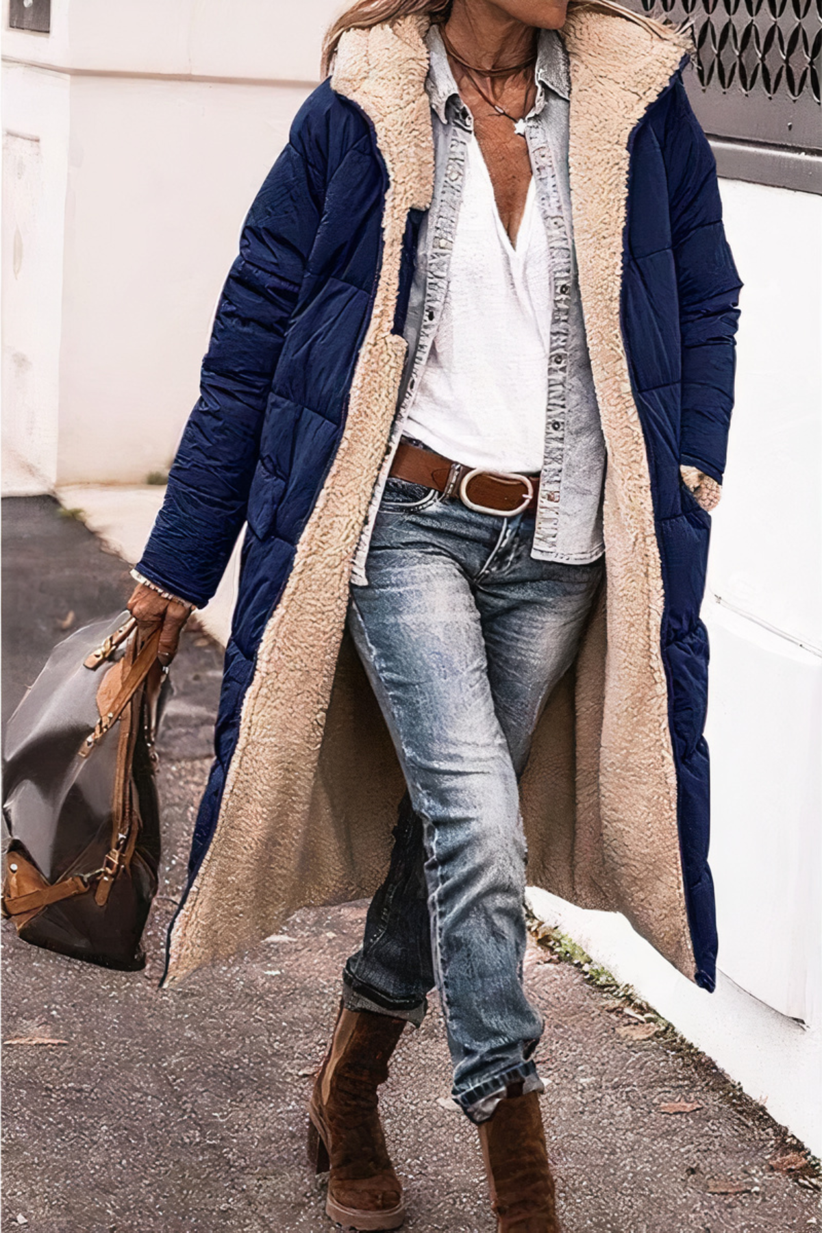 Stellane | Lang Parka Wintermantel Damen | Warme
