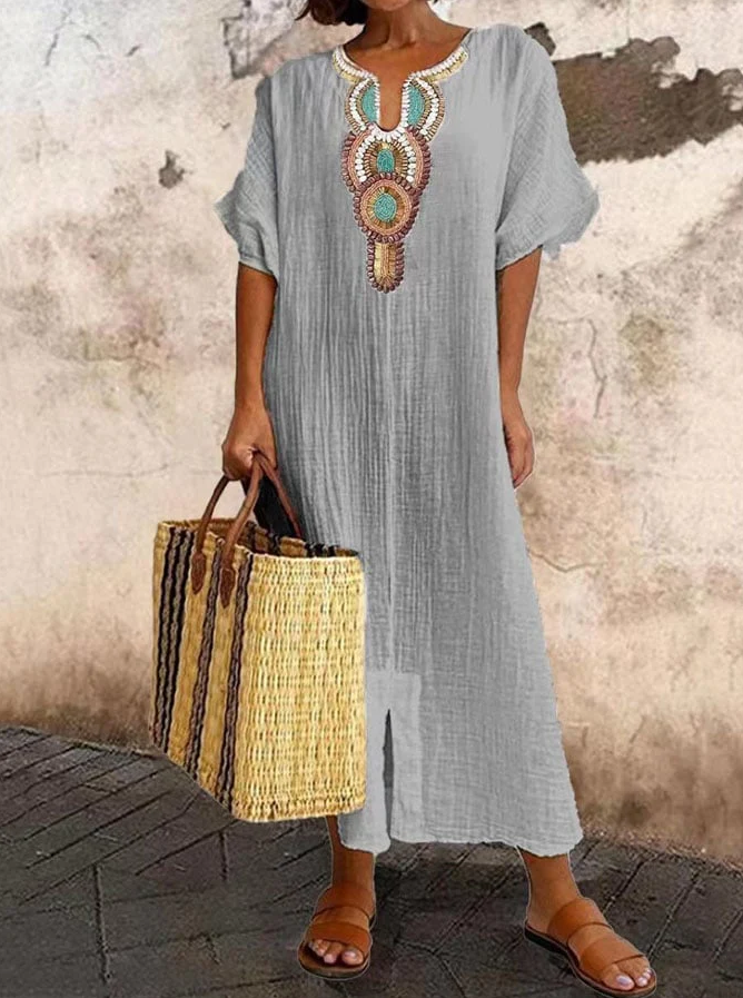 Kaftan Dress – Lightweight Blend Airy Shape & Easy Move