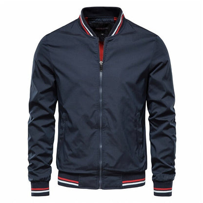 Moderne Herre Bomberjakke i Stilfuldt Design