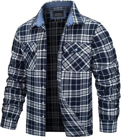 Søren - Bomuld Ternet Flannel Skovhugger T-shirt
