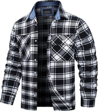 Søren - Bomuld Ternet Flannel Skovhugger T-shirt