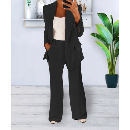 Eliana | Zweiteiliger Damen Anzug mit Taschen | Lockere Passform