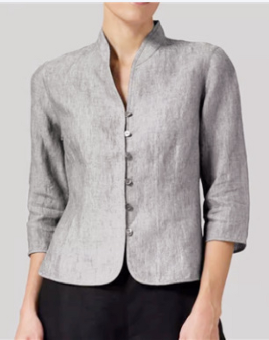 Brynna | Vintage Langarm Bluse Damen | Lässig