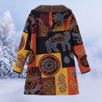 Ettana | Warme Winterjacke Damen | Lang