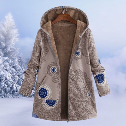 Ettana | Warme Winterjacke Damen | Lang