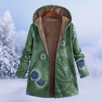 Ettana | Warme Winterjacke Damen | Lang
