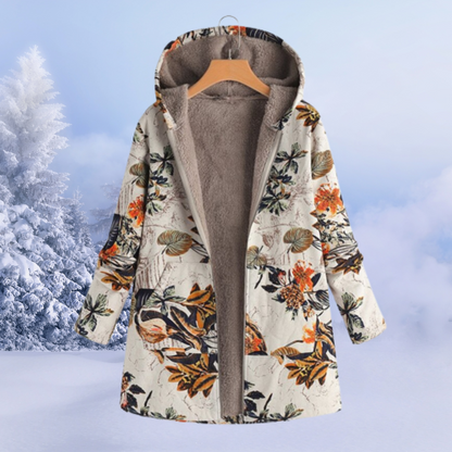 Ettana | Warme Winterjacke Damen | Lang