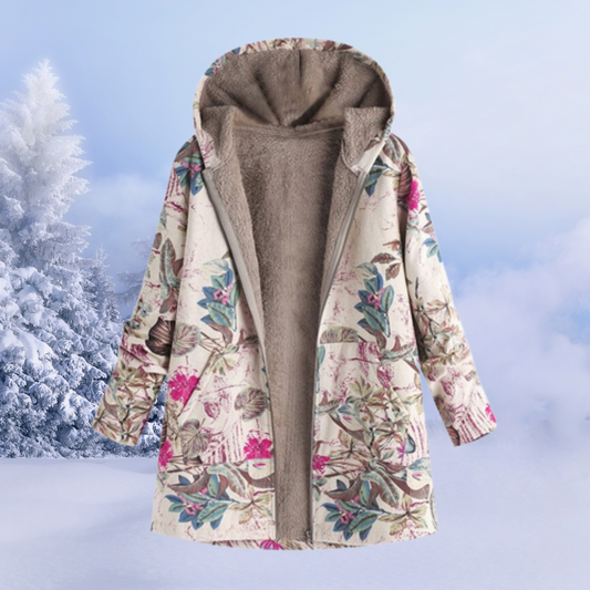 Ettana | Warme Winterjacke Damen | Lang