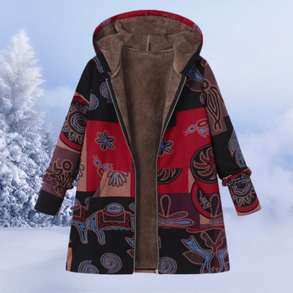 Ettana | Warme Winterjacke Damen | Lang
