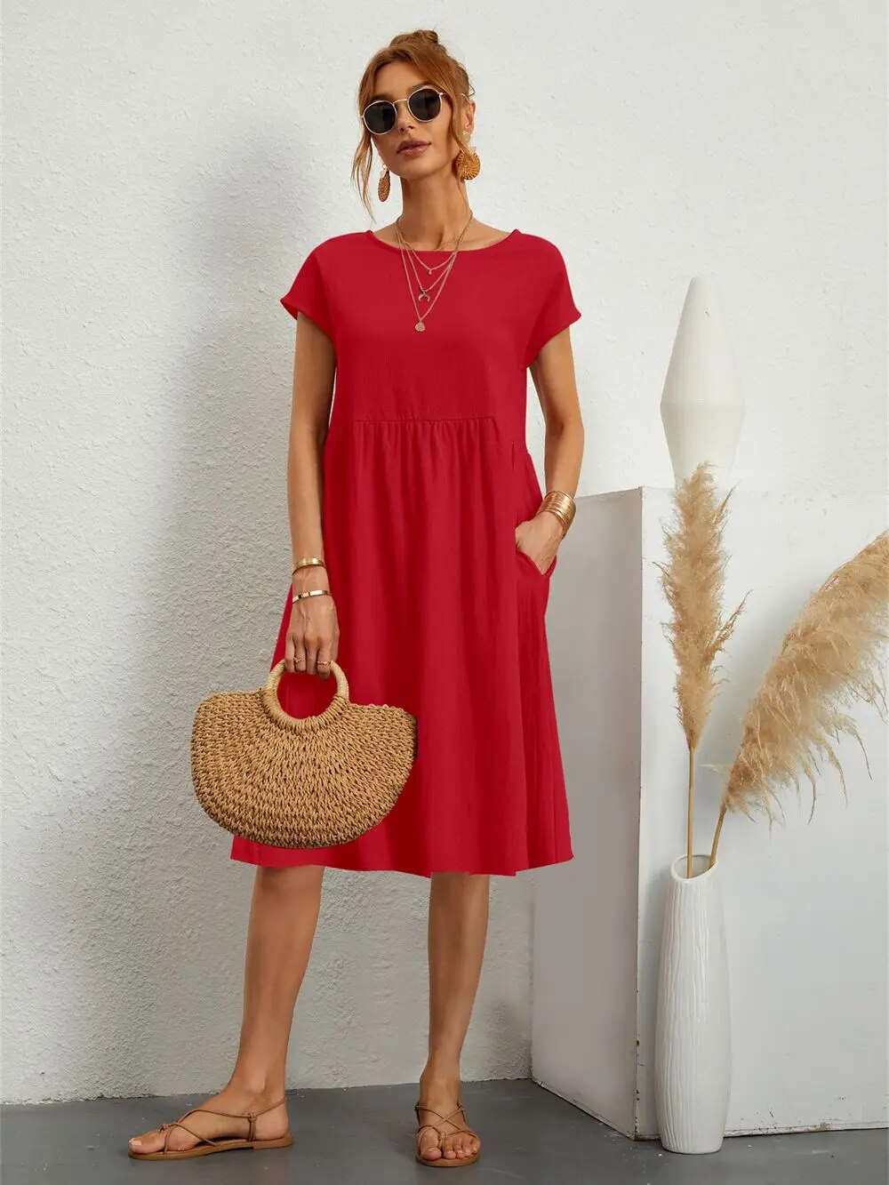 Sol | Damen Moderne Kleid
