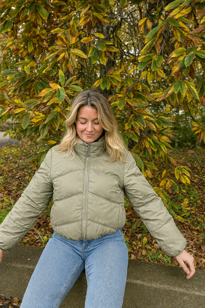Cassie Puffer Jakke - Khaki