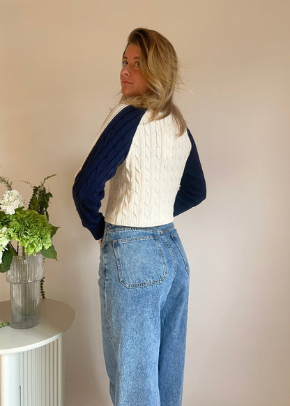 Lea Strik - Creme/Navy